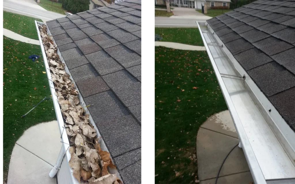 Gutter cleaning and exterior brightening in Vero Beach, FL