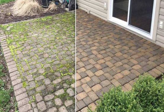 Paver restoration with polymeric sand in Vero Beach, FL